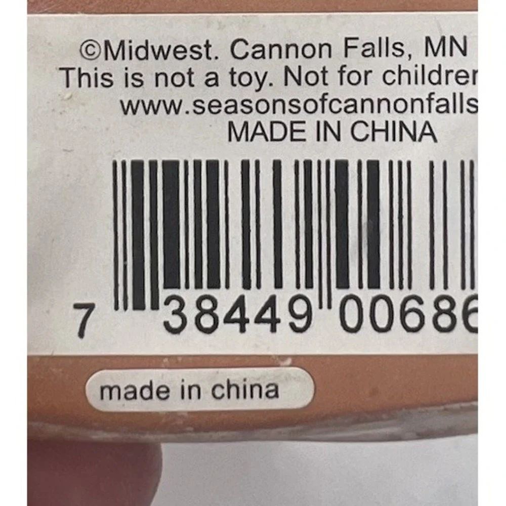 Vintage Midwest Seasons‎ of Cannon Falls Nativity 8 Piece Set Excellent